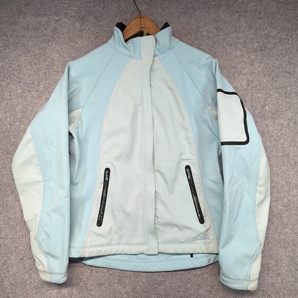 Vintage L.L. Bean‎ Warm-Up Jacket Womans Small Blue Full Zip